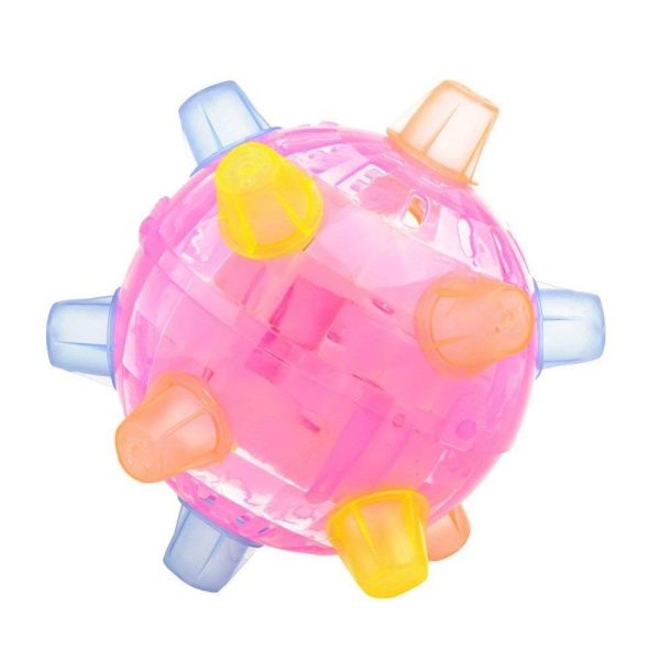 Gleams Ball Jumping Bouncing Ball for Kids Dancing Flashlight Ball Toys , Funny Vibrating Ball Kids Toy , Jump & Bounce Ball