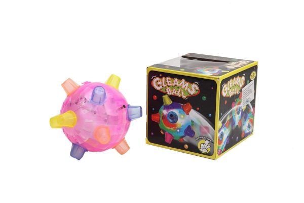 Gleams Ball Jumping Bouncing Ball for Kids Dancing Flashlight Ball Toys , Funny Vibrating Ball Kids Toy , Jump & Bounce Ball - Image 5