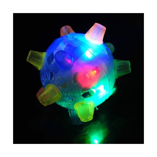 Gleams Ball Jumping Bouncing Ball for Kids Dancing Flashlight Ball Toys , Funny Vibrating Ball Kids Toy , Jump & Bounce Ball - Image 4
