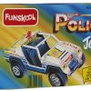 Funskool, Police Jeep, Multicolour Push and Go Vehicle, Develops Hand-Eye Coordination, 12 Months & Above, Infant and Preschool Toys