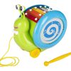 Giggles Funskool Giggles, 3 In 1 Pull Along Musical Snail, Xylophone, Drum And Walking, Pull Along, Preschool Toys, 12 Months & Above, Infant, Multicolour - Image 5
