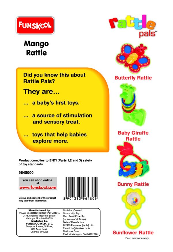 Giggles Mango Rattle - Image 2