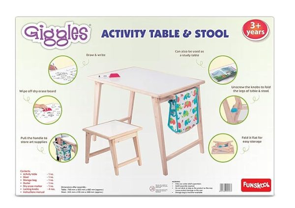 Giggles Activity Table And Stool - Image 5