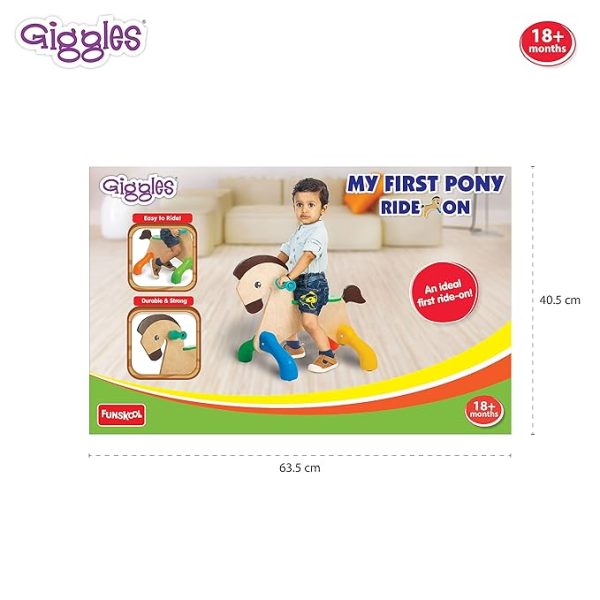 Giggles My First Pony- Ride On - Image 2