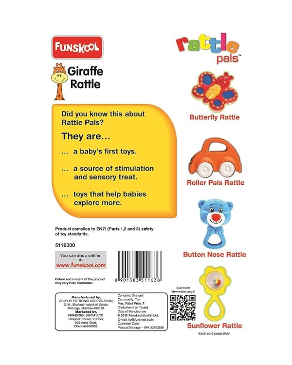 Giggles baby giraffe rattle - Image 2