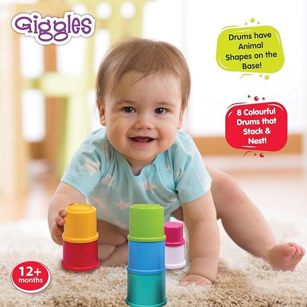 Giggles Stacking Drums - Image 3