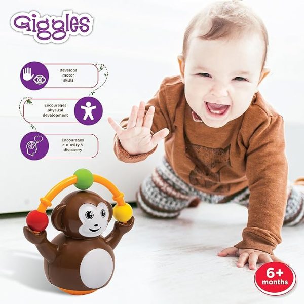 Giggles Push And Crawl Monkey - Image 4