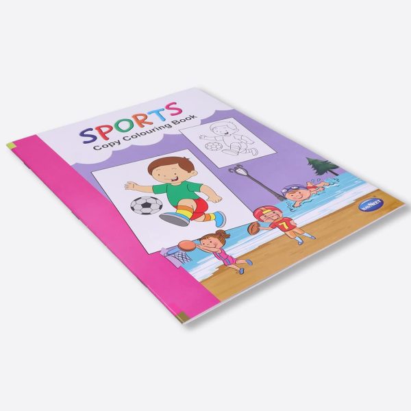 Navneet Theme Copy Colouring Book - Set of 4 books - Actions, Sports, Animals & their babies, Insects - Painting and colouring books for kids - Image 3