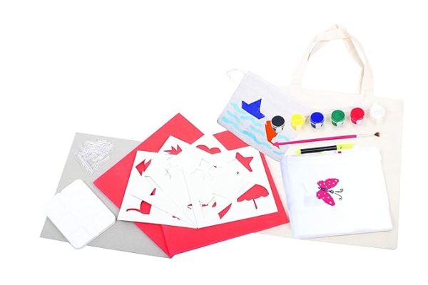 Handycrafts - DIY Stamping kit, Block Printing Kit, 5 Years +, Fabric Stamping kit - Image 2