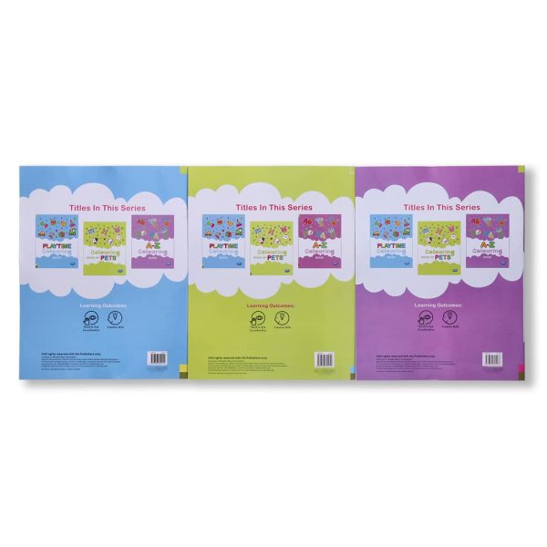 Navneet Colouring book series for kids , theme based series set of 3 books - colouring Book- Play time , pets, A-Z Colouring Book - Image 5