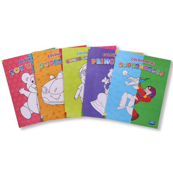 Navneet Colour me as series super Heroes, Super Cars, Toy World, Princesses and comic Character - Image 10