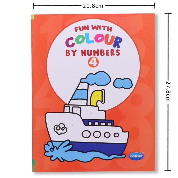 Navneet Colour by Numbers Book- I to 4 fun colouring with numbers series - Image 3
