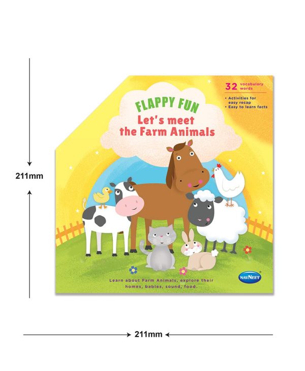 Navneet Flappy Fun Picture Book– Lets meet the Farm Animals - Image 2