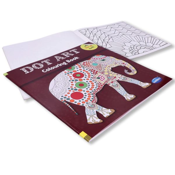Navneet’s Geometric Patterns and Dot Art: Adult Colouring book - Tear out sheets - Stress Relieving - Meditate - Enjoy - Image 3