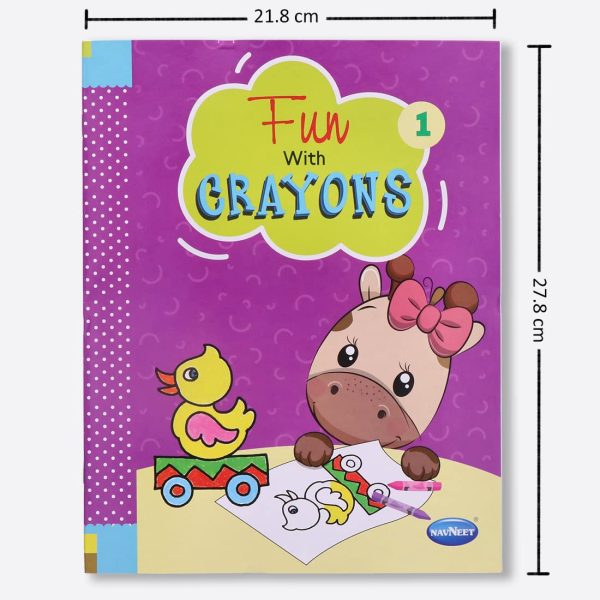 Navneet Fun with Crayons series set of 4 books with different images - Image 3