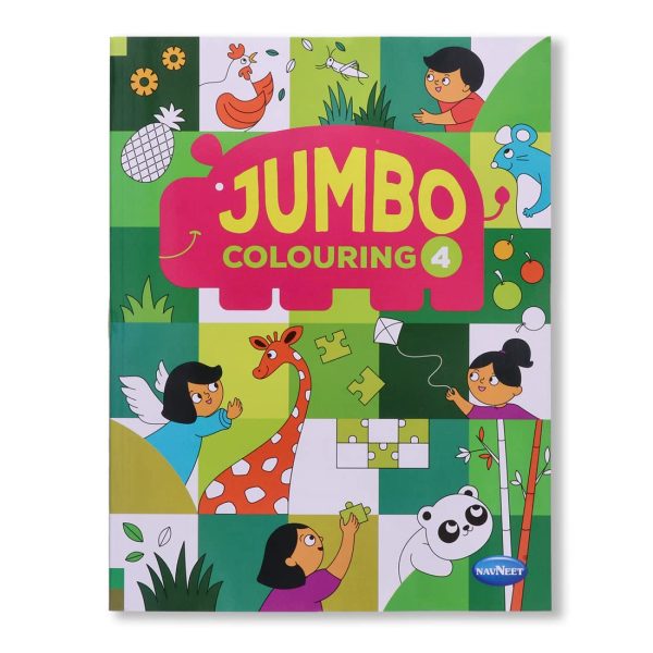 Navneet Jumbo Colouring Book 4