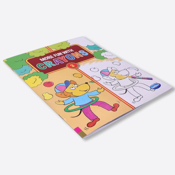 Navneet More Fun with crayons - Part 1- 4 colouring book series - Image 4