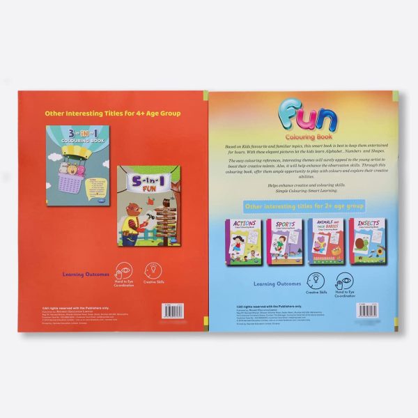 Navneet Fun Colouring Book, Alphabets Numbers and Shapes - Image 7