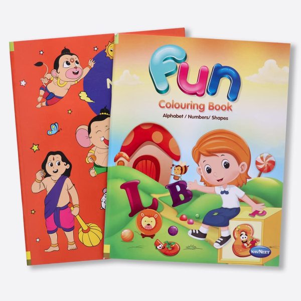 Navneet Fun Colouring Book, Alphabets Numbers and Shapes - Image 8