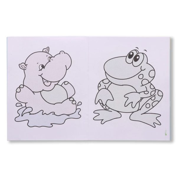 Navneet Water Wonder colouring books I and II, child friendly with various pictures. - Image 5