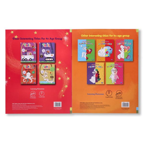Navneet Water Wonder colouring books I and II, child friendly with various pictures. - Image 6
