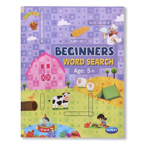 Navneet Beginners Word Search Activity Book for Kids - Book 1