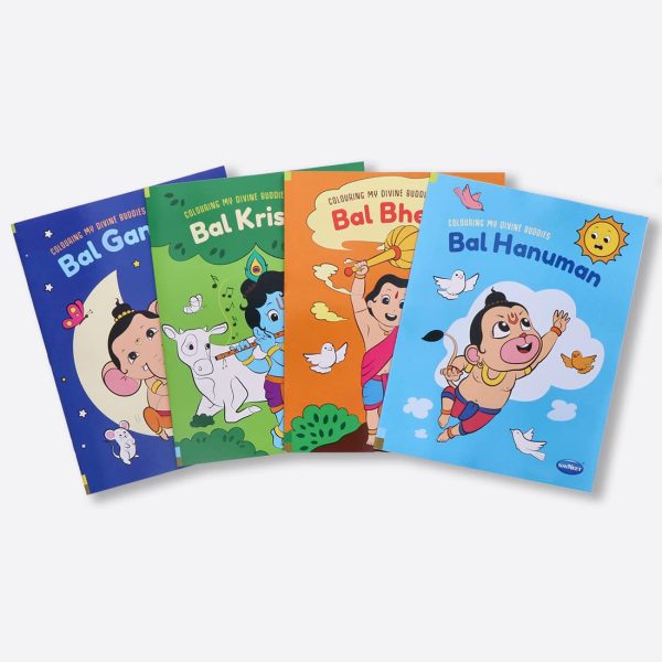 Navneet Colouring My Divine Buddies series- Bal Ganesha, Bal Krishna, Bal Hanuman and Bal Bheem series. - Image 6