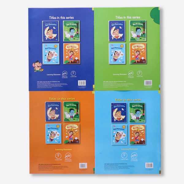 Navneet Colouring My Divine Buddies series- Bal Ganesha, Bal Krishna, Bal Hanuman and Bal Bheem series. - Image 3