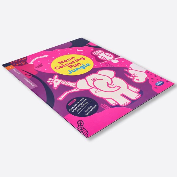 Navneet Neon Colouring Fun Book for Toddlers - Farm, Jungle, Shapes & Numbers - Image 2