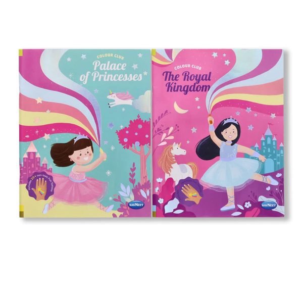 Navneet Colour Club theme based colouring books Palace of Princesses, Royal Kingdom