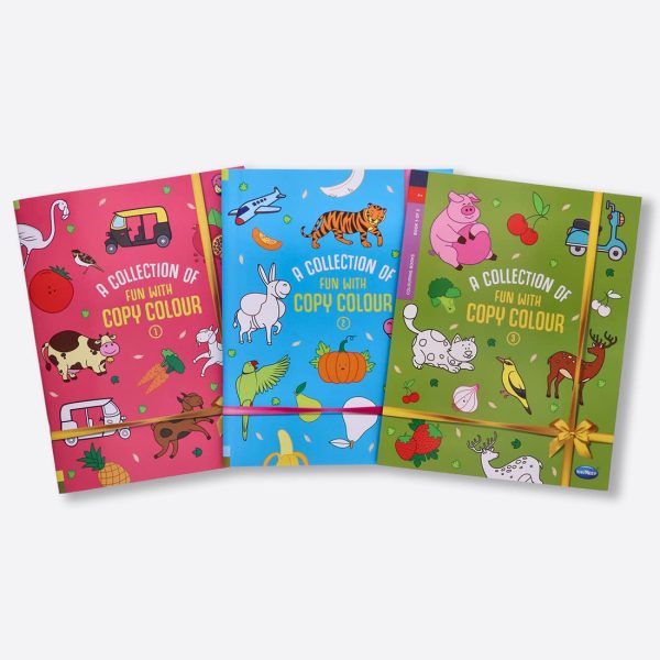 Navneet A Collection Of Fun With Copy Colour Book- Set of 3