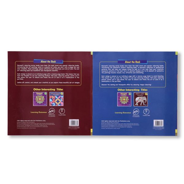 Navneet’s Geometric Patterns and Dot Art: Adult Colouring book - Tear out sheets - Stress Relieving - Meditate - Enjoy - Image 4