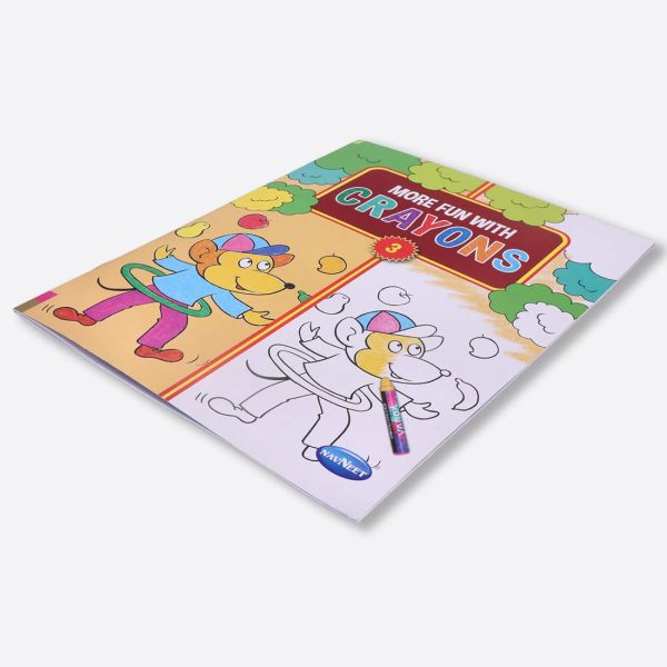 Navneet More Fun with crayons - Part 1- 4 colouring book series - Image 7