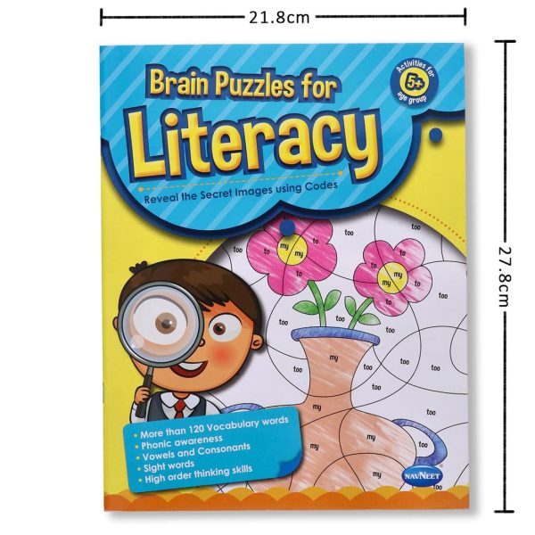 Navneet Brain Puzzle Activity Books - Foundational Literacy Numeracy books - 5+ - Image 4