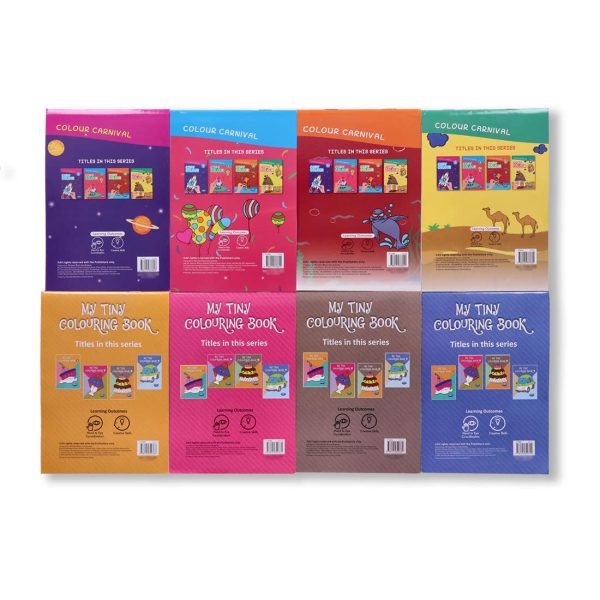 Navneet Colour Carnival and Tiny Colouring Book Combo Pack - Copy Colouring Series- Pack of 8 Books- Travelling Pack- Easy to carry - Image 11