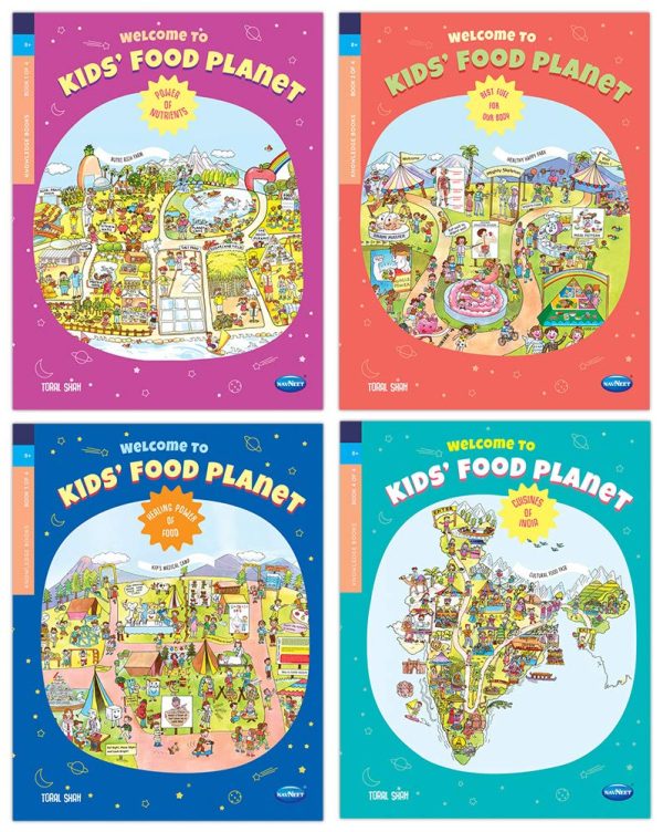 Navneet Kids Food Planet -Power of Nutrients, Best Fuel for Your Body, Healing Power of Food, Cuisines of India