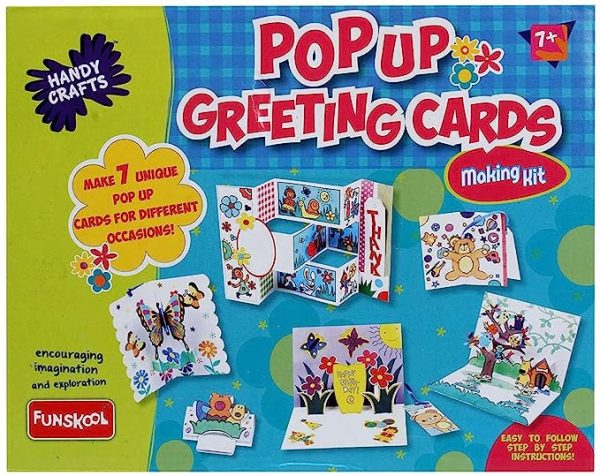 Funskool Handycrafts Pop up Greeting Cards , DIY Greeting Cards , Make Your own 3D Greeting Cards , 7 Years +