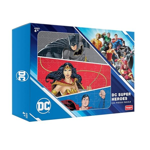 Funskool Dc Super Hero Puzzle- 104 Pcs