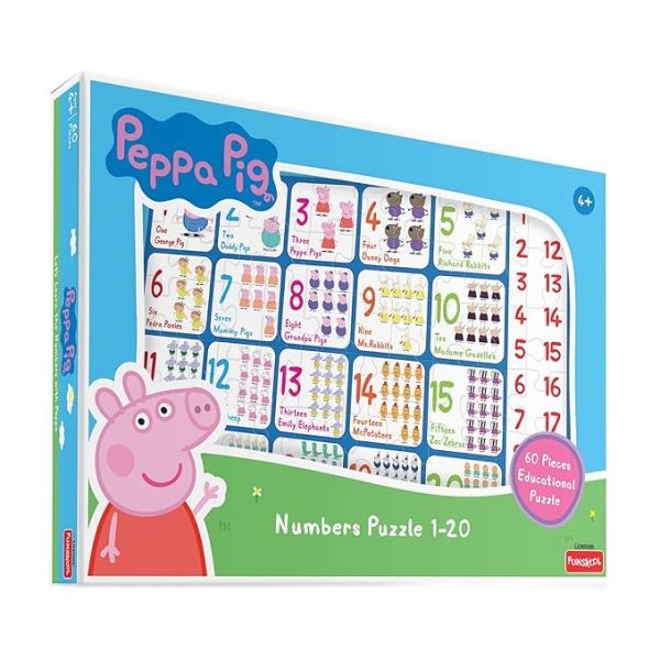 Funskool Pepa Pig Numbers Puzzle 1-20