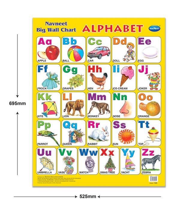 Navneet Navneet Big Wall Charts - Combo of 8 - Image 7