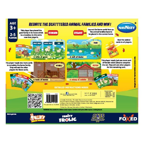 Navneet Red and Rusty's Farm Board Games- Collective nouns- Age 3 & up-Educational Grammar game- Animal world - Foundational Literacy skill - Family fun - Image 4