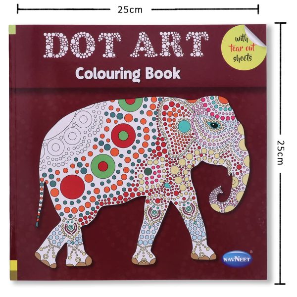 Navneet’s Geometric Patterns and Dot Art: Adult Colouring book - Tear out sheets - Stress Relieving - Meditate - Enjoy - Image 7