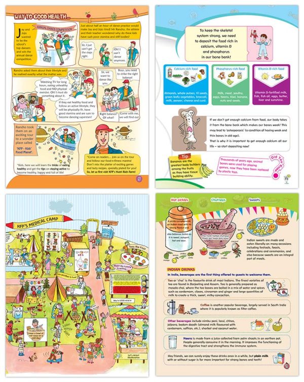 Navneet Kids Food Planet -Power of Nutrients, Best Fuel for Your Body, Healing Power of Food, Cuisines of India - Image 5