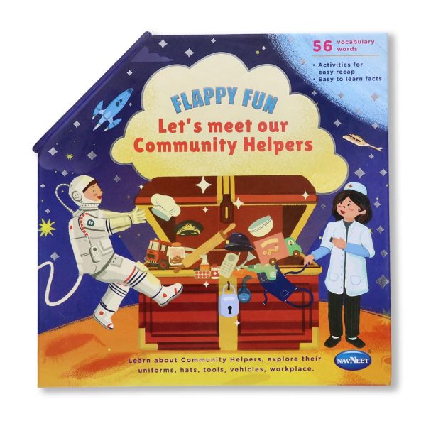 Navneet Flappy Fun Picture Book– Lets meet our Community Helpers