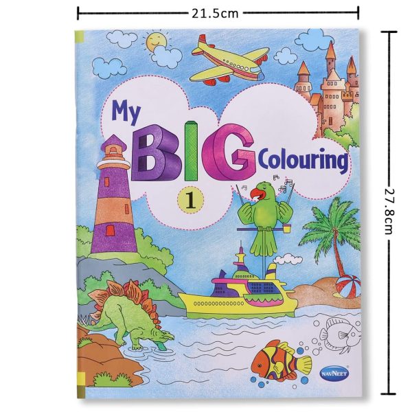 Navneet My Big Colouring Book - I and II Bold, big and eye-catching illustrations - Image 7