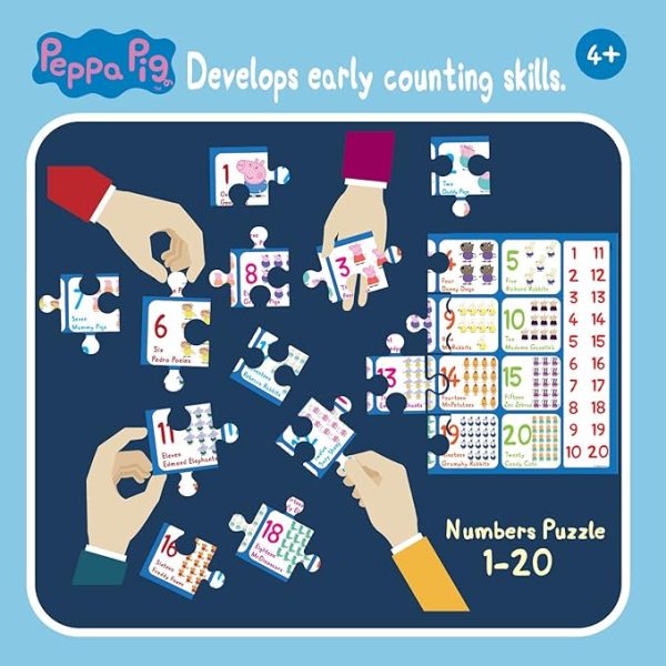 Funskool Pepa Pig Numbers Puzzle 1-20 - Image 4
