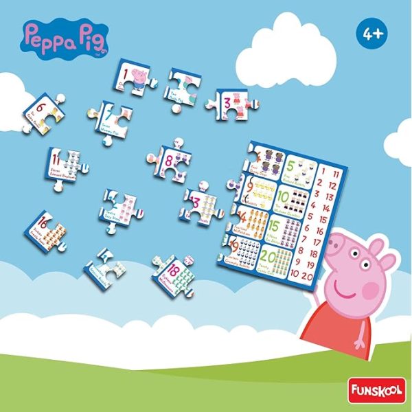 Funskool Pepa Pig Numbers Puzzle 1-20 - Image 5