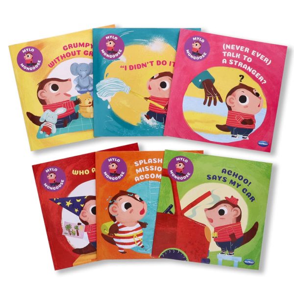 Navneet Mylo Mongoose Storybooks Set for Kids- Picture Storybook- Best for building a lifetime bond with reading- With Colourful Illustration