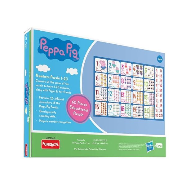 Funskool Pepa Pig Numbers Puzzle 1-20 - Image 6