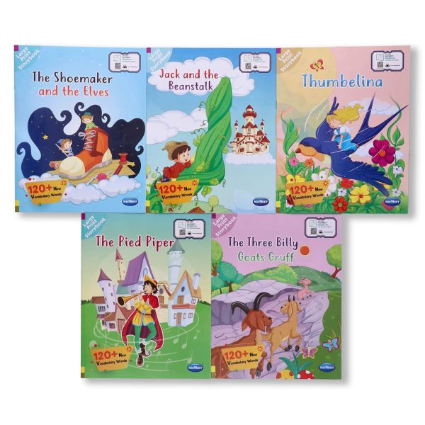 Navneet Large Print Storybooks  - Set of 5 books with 120+ Vocabulary Words